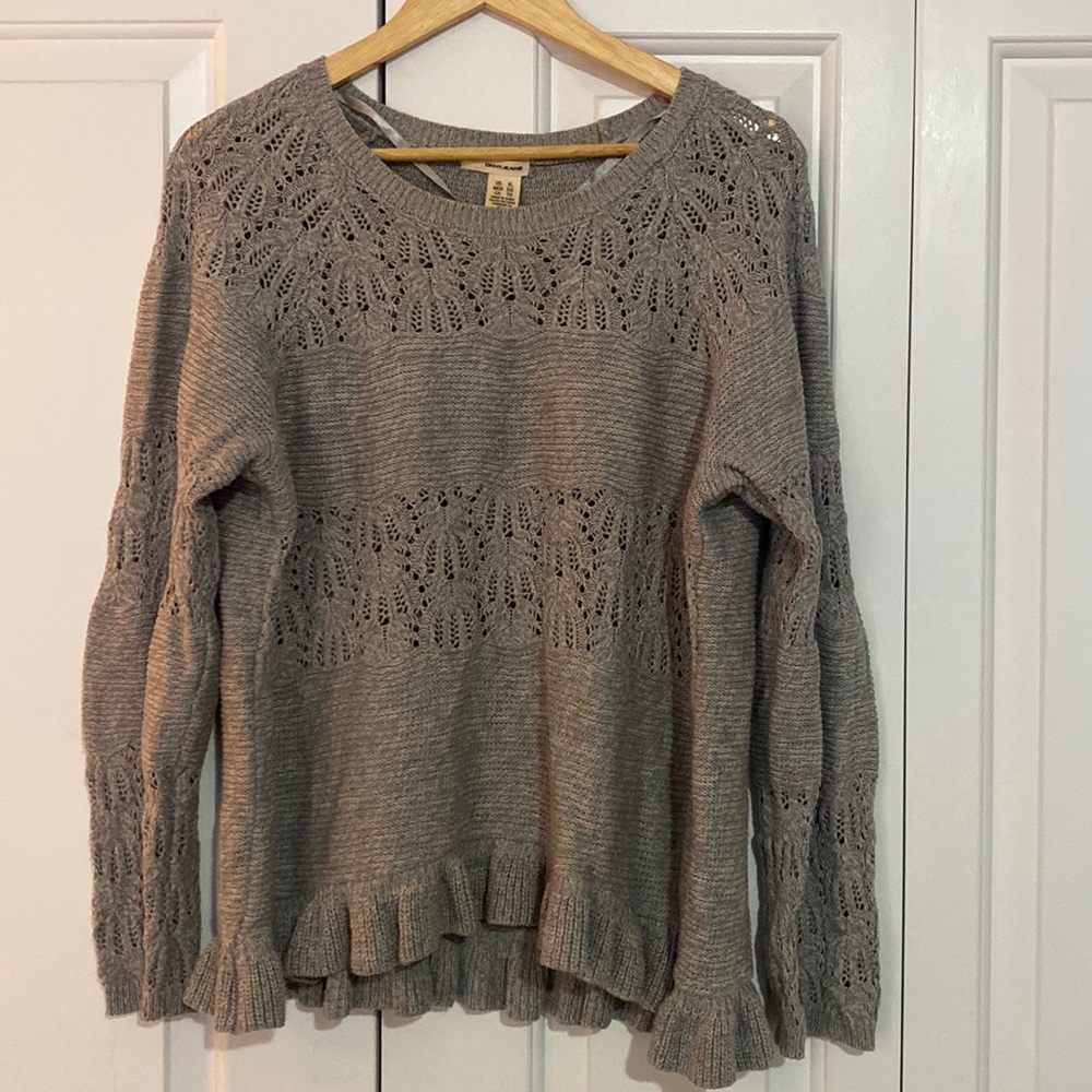 DKNY gray sweater size xl